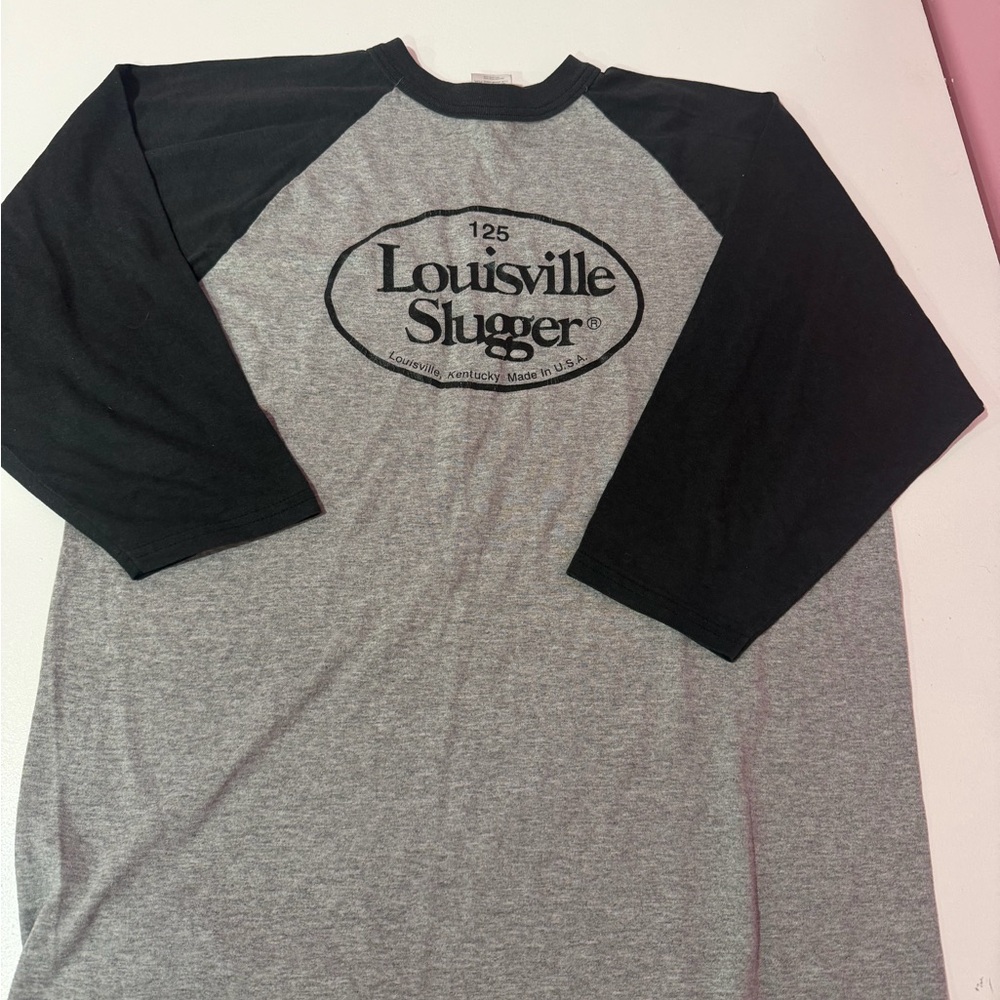 Augusta Sportswear Gray and Black Long Sleeve Tee